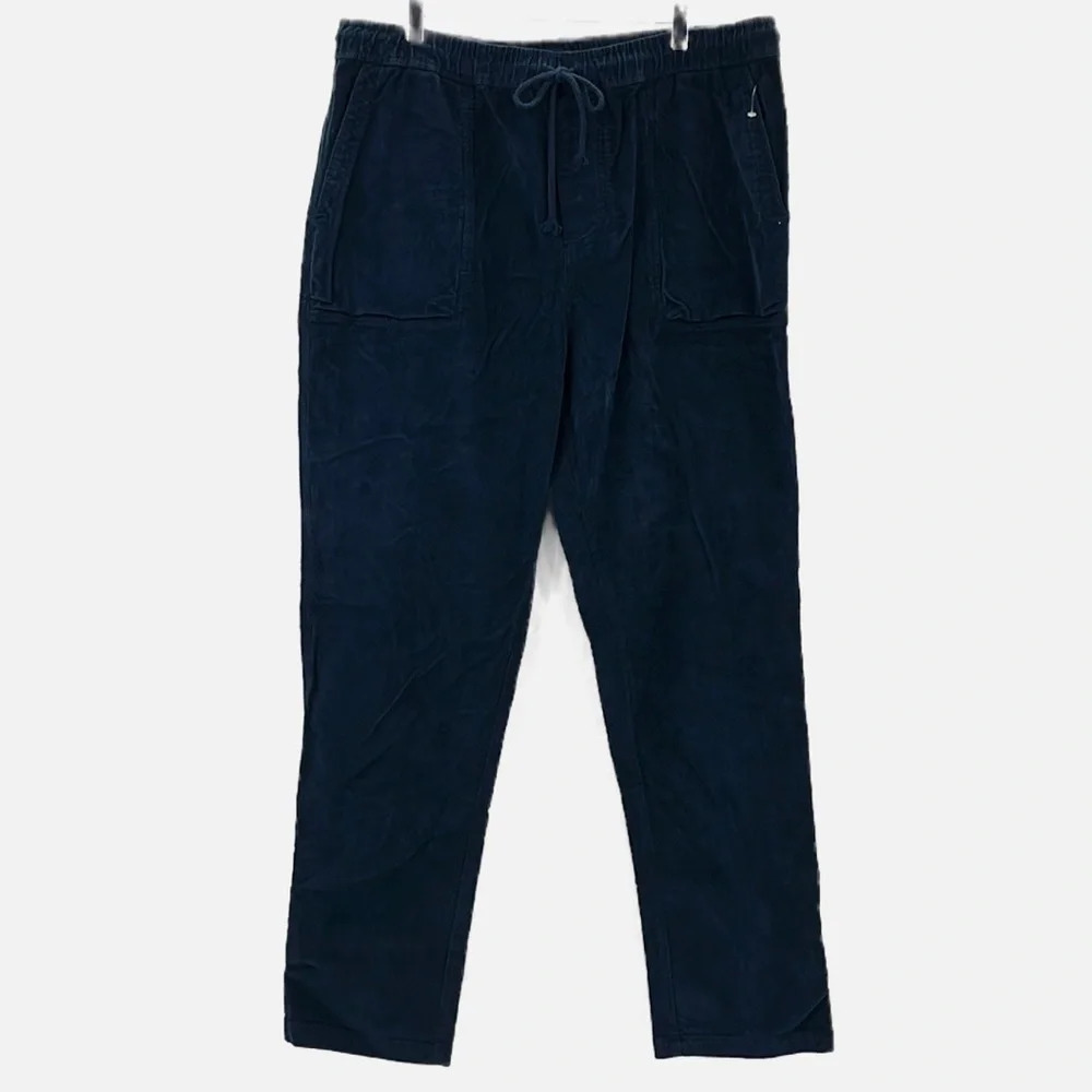 M. Singer Corduroy Pull On Drawstring Pants in Navy - NWOT - Size XXL